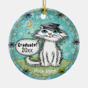 Scraggles Katze Abschluss Ornament