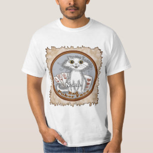 Scraggles Katze Pokerface T-Shirt