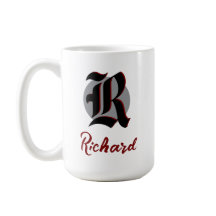 Scramble Golf Papa Vintage Gothic Monogramm Name