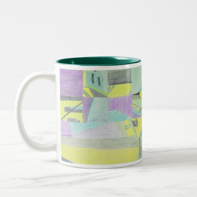 Scrambled-Szene - Gelbe Tasse (Links)