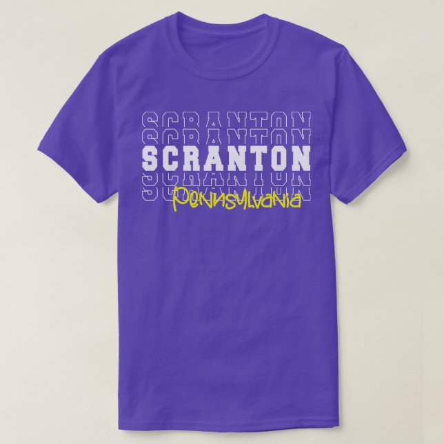 Scranton City Pennsylvania Scranton PA T-Shirt (Design vorne)