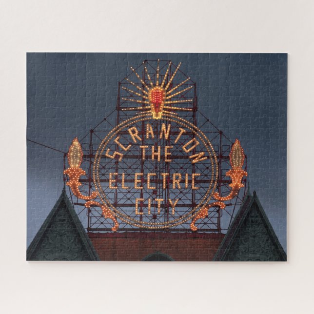 Scranton, die elektrische Stadt Puzzle (Horizontal)