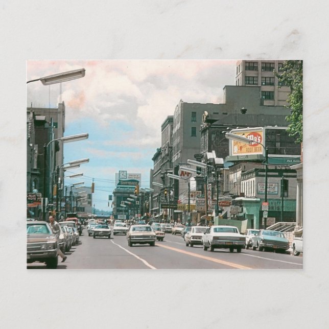 Scranton Pa Ave. Postkarte (Vorderseite)