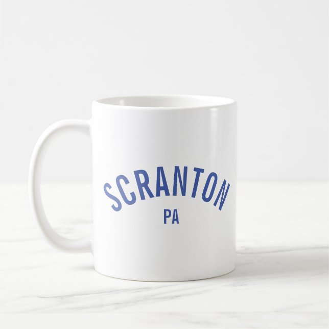 Scranton, PA Kaffeetasse (Links)