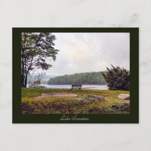 Scranton PA-Lake Scranton Post Card Postkarte