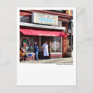 Scranton PA Post Card-Coney Insel Lackawanna Postkarte