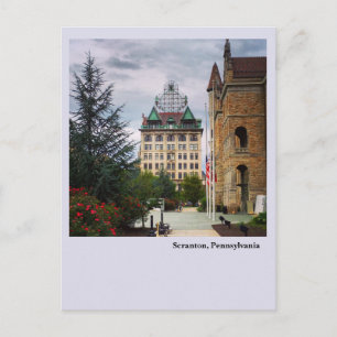 Scranton, PA Post Card Scranton Electric Gebäude Postkarte
