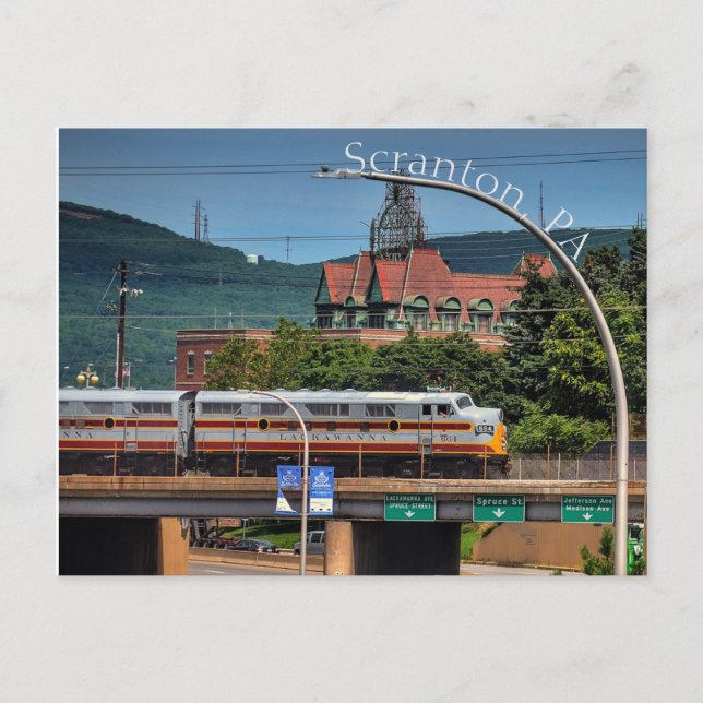 Scranton PA Postcard-Gateway zur Stadt Postkarte (Vorderseite)