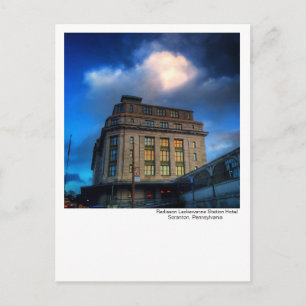 Scranton, PA - Radisson Lackawanna Station Hotel Postkarte