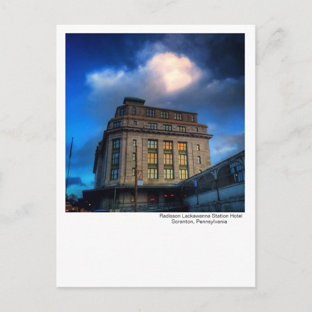 Scranton, PA - Radisson Lackawanna Station Hotel Postkarte (Vorderseite)