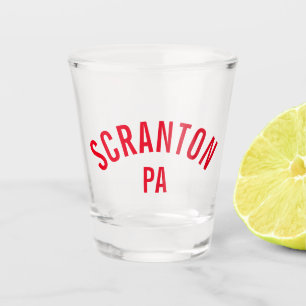 Scranton, PA Schnapsglas