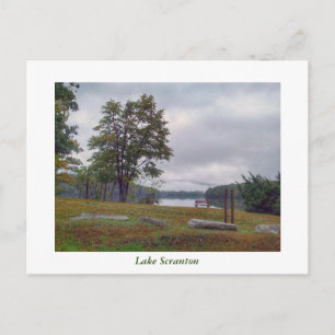 Scranton, PA Scranton Lake Post Card Mountain Mist Postkarte