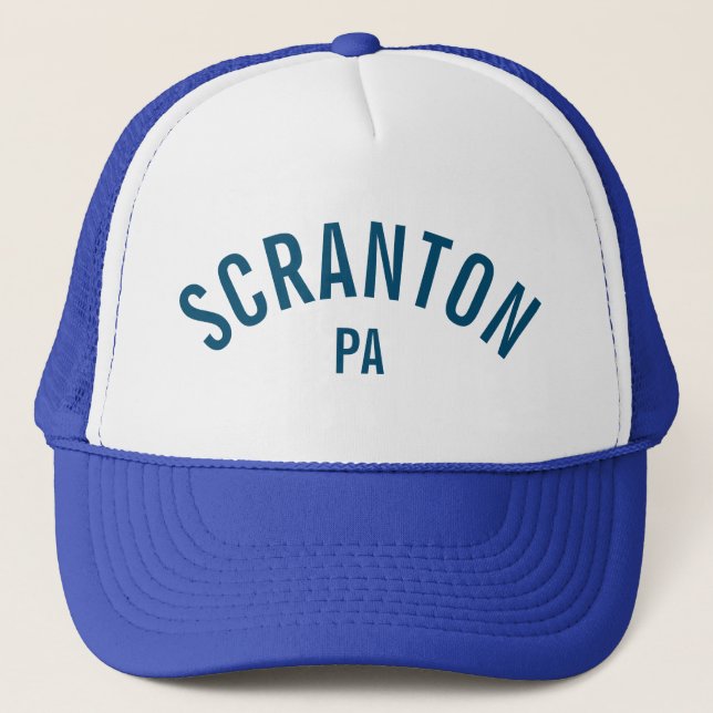 Scranton, PA Trucker Hat Truckerkappe (Vorderseite)