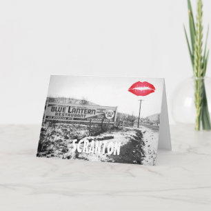 SCRANTON PENNSYLVANIA BLAU LANTERN RESTAURANT KARTE