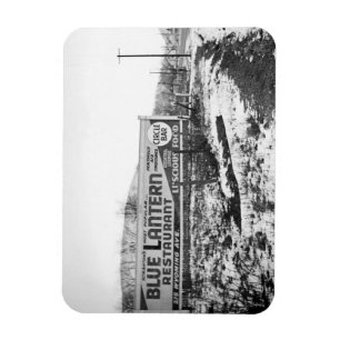 SCRANTON PENNSYLVANIA BLUE LANTERRESTAURANT MAGNET
