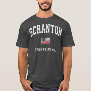 Scranton Pennsylvania PA Vintage Amerikanische Fla T-Shirt