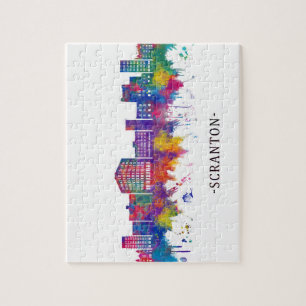 Scranton Pennsylvania Skyline Puzzle