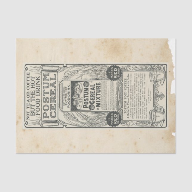 Scrap Ephemera Design Serie #10 Seidenpapier (Vorderseite)