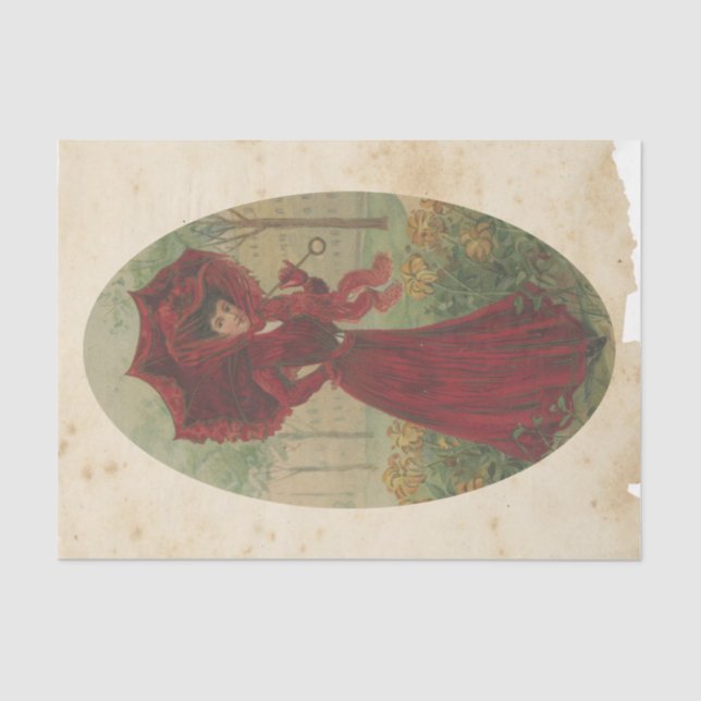 Scrap Ephemera Design Serie #5 Seidenpapier (Vorderseite)