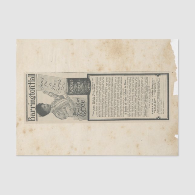 Scrap Ephemera Design Series #18 Seidenpapier (Vorderseite)