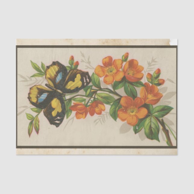 Scrap Ephemera Design Series #28 Seidenpapier (Vorderseite)