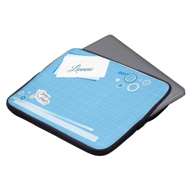 Scrap Happy Neoprene iPad Bag Laptopschutzhülle (Vorne Oben)