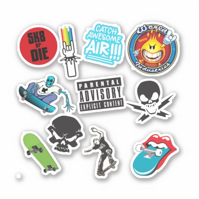 Scrapbook Aufkleber (Vorderseite)