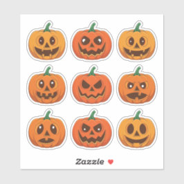 Scrapbook-Aufkleber für Jack-o’-Laterne Aufkleber
