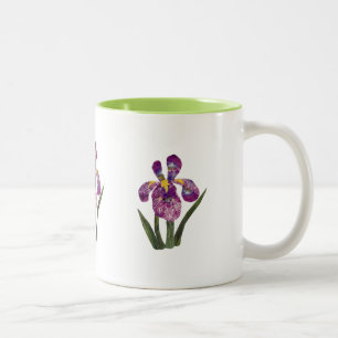 Scrapbook Iris-Tasse Zweifarbige Tasse