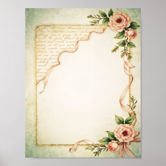 Scrapbook & Junk Journal Paper Digital Download Poster (Vorne)