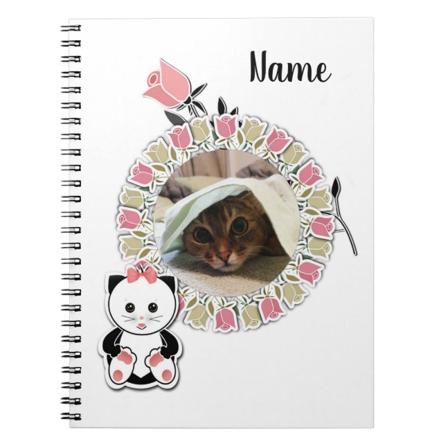 Scrapbook, Kinderheft, rosa Notizblock (Vorderseite)