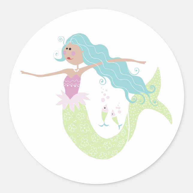 Scrapbook Mermaid Stickers (Vorderseite)