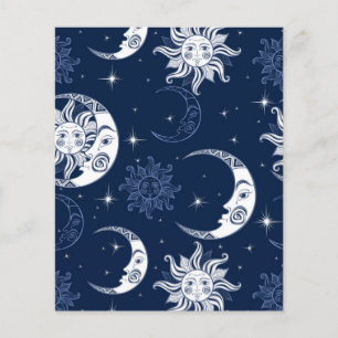 Scrapbook Paper Sun und Moon