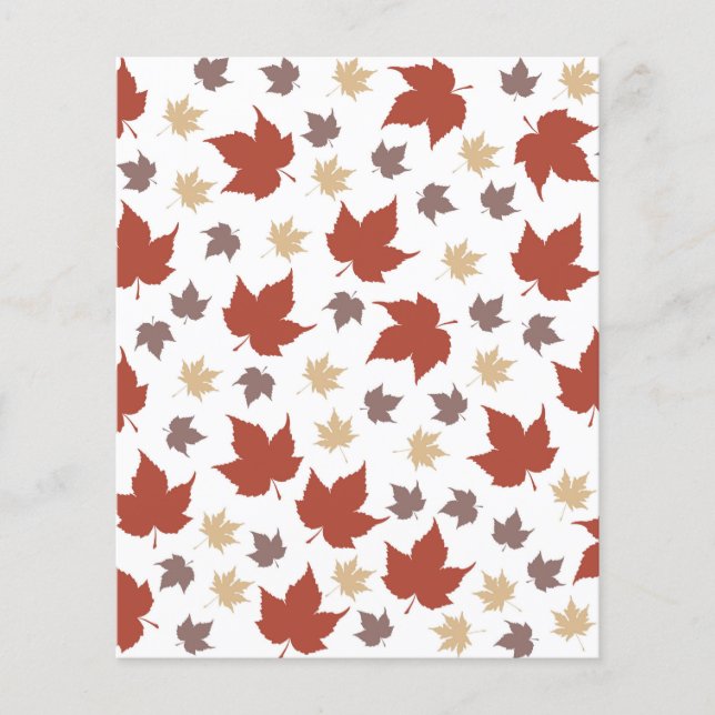 Scrapbook Paper vom Herbst und Herbst (Vorderseite)