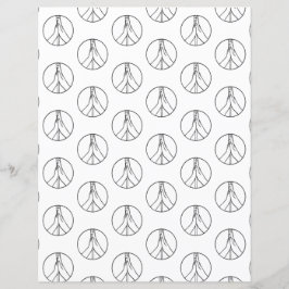Scrapbook Paper von High Five Peace Sign Hands