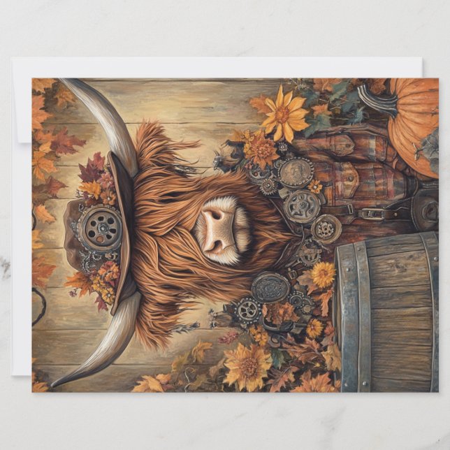 Scrapbook Paper Whimsical Highland Halloween Dekor (Vorderseite)