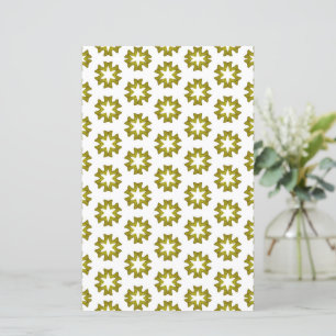 Scrapbook Paper zu Olivenölen Grünmustern