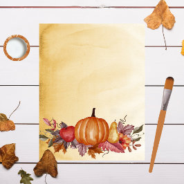 Scrapbook Paper zur Ansammlung im Herbst