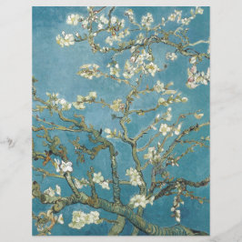 SCRAPBOOK PAPIER:VAN GOGH : ALMOND BLOSSOM
