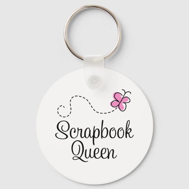 Scrapbook Queen Gift Schlüsselanhänger (Vorderseite)