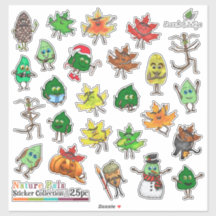 Scrapbook Stickers | Nature Pal Collection | 25 pc