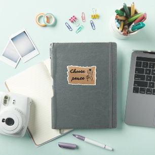 Scrapbook-Stil Motivationszitat-Aufkleber Aufkleber