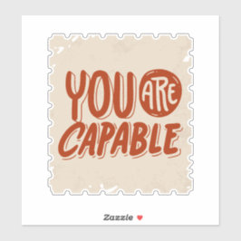 Scrapbook Style Motivation Quote Stickers Aufkleber