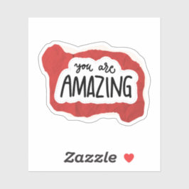 Scrapbook Style Motivation Quote Stickers Aufkleber