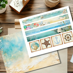 Scrapbook Summer Sailing Ephemera Accents
