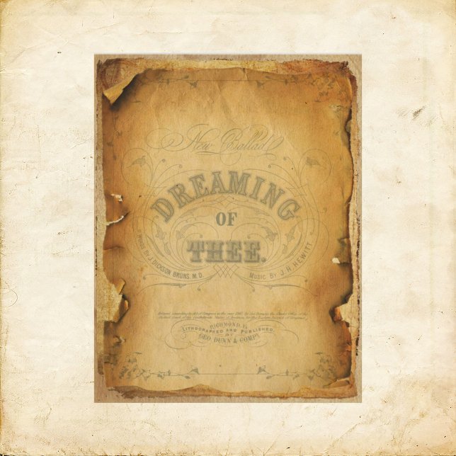 Scrapbook Vintag Grunge Music Program (Von Creator hochgeladen)