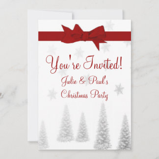 Scrapbook Weihnachtszeit-Party Einladung