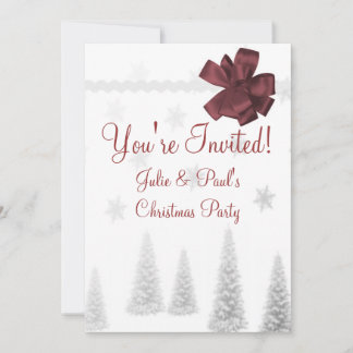 Scrapbook Weihnachtszeit-Party Einladung