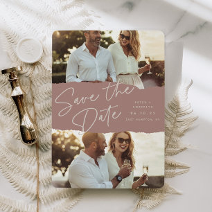 Scrapbook   Zwei Fotos Save The Date