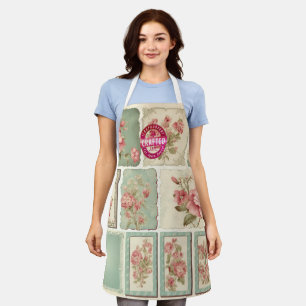 Scrapbooker Schneiden Kleben Wiederholen Schürze